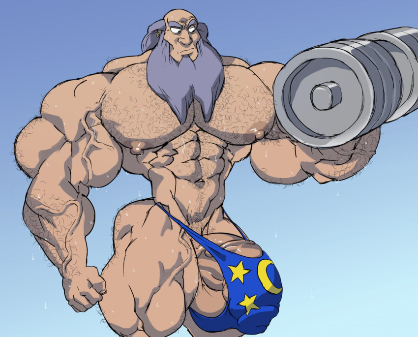 abs biceps bodybuilder bulge disney fantasia flaccid human hyper hyper_balls hyper_genitalia hyper_muscles hyper_penis hyper_testicles male male_focus male_only muscle muscles muscular muscular_arms muscular_ass muscular_back muscular_legs muscular_male muscular_thighs nipples pecs remert solo solo_male sweat sweating sweaty veins veiny_penis yen_sid