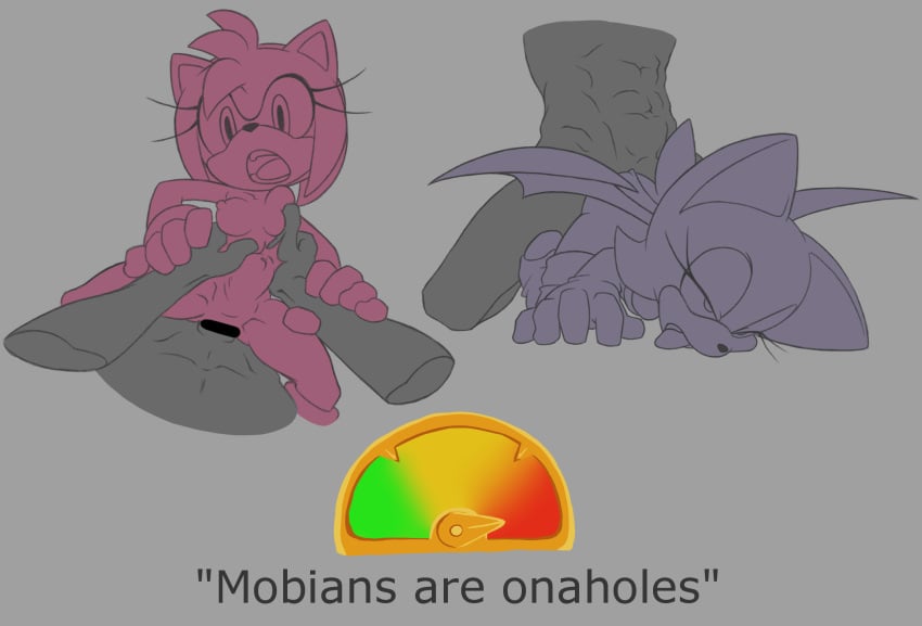 amy_rose anthro_penetrated big_ass censor_bar censored ears faceless_male ffisf furry green grey human_on_anthro mobian_(species) muscular_male pink pleasure_face rape red rouge_the_bat sega small_breasts smaller_female sonic_(series) sonic_the_hedgehog_(series) text tongue_out