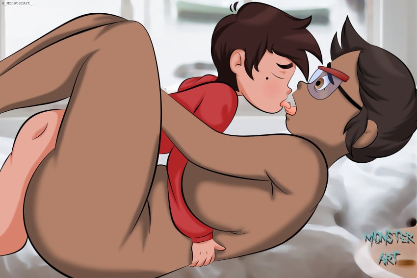 2021 age_difference brown_hair camila_noceda closed_eyes clothed_male_nude_female crossover disney disney_channel disney_xd glasses hoodie interracial kissing large_breasts marco_diaz milf missionary missionary_position mole monsterart penetration plump sex short_hair smooth_skin star_vs_the_forces_of_evil the_owl_house tongue_kiss vaginal_penetration young_top younger_dom_older_sub younger_penetrating_older