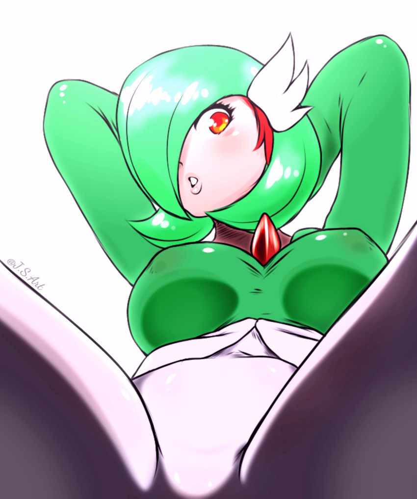 artist_request gardevoir hard_nipples jsart pokémon_(species) pokemon pokemon_(species) pose viewed_from_below