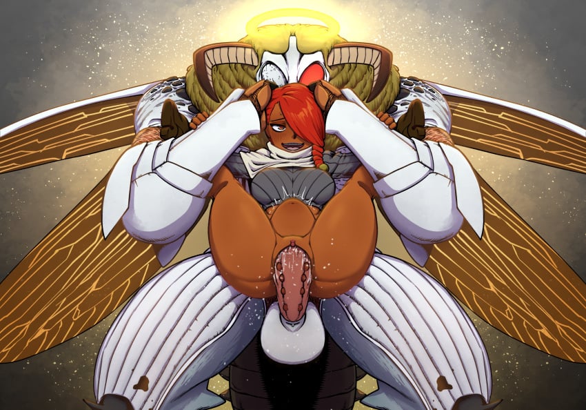 agnus_(devil_may_cry) ass boots bottomless bottomless_female bottomless_footwear braid braided_hair braided_ponytail bulge bulging_belly clitoris dark-skinned_female dark_skin demon demon_horns demon_humanoid demon_wings devil_may_cry devil_may_cry_2 devil_may_cry_4 exposed_pussy fucked_silly full_nelson grey_lips grey_lipstick hairless_pussy half-dressed half_naked headlock heart heart-shaped_pupils heel_boots huge_cock insect_wings large_penis larger_male legs legs_apart legs_held_open legs_spread legs_up lipstick lucia_(devil_may_cry) monster monster_cock monster_on_female monster_rape noahdoesart penis penis_in_pussy ponytail pussy pussy_juice pussy_lips red_hair reverse_suspended_congress scarf shorter_female size_difference smaller_female stomach_bulge stomach_deformation studded_penis taller_male thick thick_ass thick_thighs thighs upright_straddle vagina vaginal_fluids vaginal_penetration vaginal_penetration vaginal_sex wet_pussy
