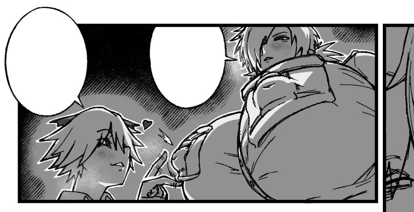 1boy 1girls curvy female hellsing huge_breasts male seras_victoria tagme voluptuous