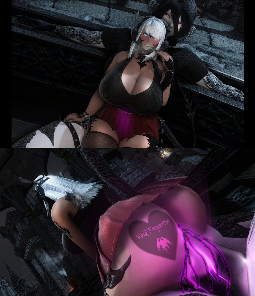 1futa 1girls 3d ass au_ra big_ass big_breasts black_hair black_lipstick blue_eyes blush branded branding_mark breeding_slave clothed clothed_female clothed_futanari clothed_sex corruption cum cum_drip cum_in_pussy cum_inside daeriion_aeradiir demonic energy_drain english_text female final_fantasy final_fantasy_xiv futa_on_female futanari gigantic_breasts glowing_cum glowing_genitalia glowing_markings glowing_penis glowing_stomach glowing_tattoo horns huge_breasts huge_cock large_ass large_breasts larger_futanari lipstick magic markings penis_in_pussy purple_cum red_eyes reverse_cowgirl_position scales sex_slave sitting_on_lap sitting_on_person size_difference slave smaller_female stealth_sex straddling sweat tail tattoo_on_butt text void voidsentaura white_hair white_skin