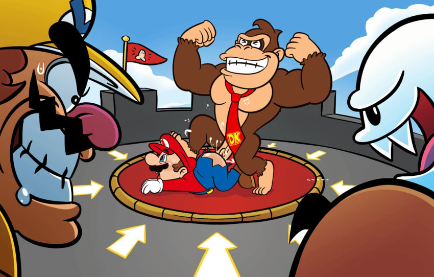 animated dk donkey_kong donkey_kong_(series) gay male male_only mario mario_(series) non-human only_male wario yaoi