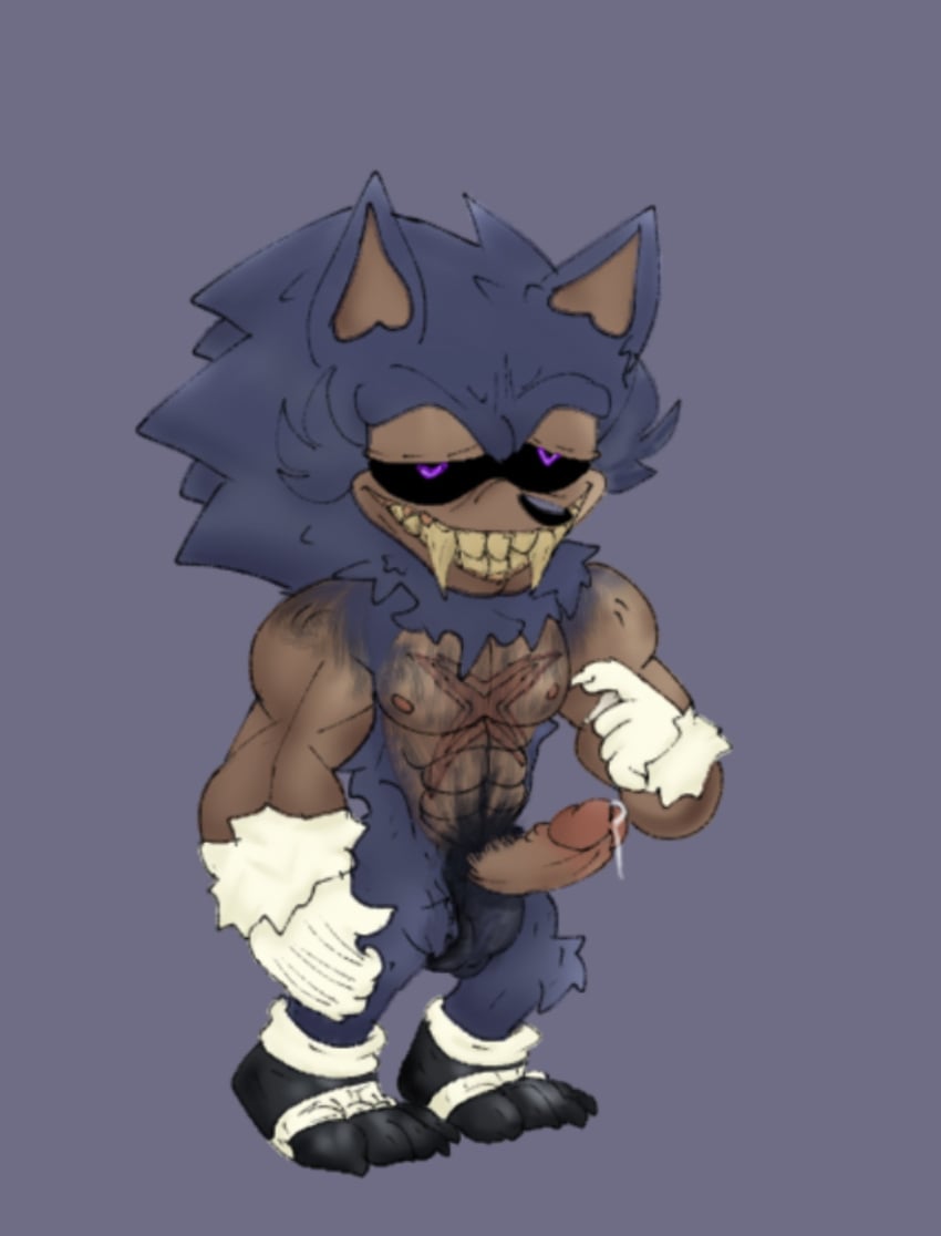 2024 anthro black_sclera blue_fur bodily_fluids creepypasta dark-skinned_male dark_skin demon demon_boy demon_male fangs furry furry_only game_character gay hairy hairy_balls hairy_chest hairy_male heart-shaped_pupils heart_eyes hedgehog hedgehog_humanoid lord_x lowered_eyelids male_only man.let.ermm mobian_(species) mobian_hedgehog moobs muscular muscular_anthro muscular_male no_background pointing_at_self precum purple_eyes purple_pupils scar scars scars_on_chest solo solo_anthro solo_focus solo_male sonic.exe sonic.exe_(character) sonic.exe_(creepypasta) sonic.exe_(series) sonic_(series) sonic_the_hedgehog sonic_the_hedgehog_(series) staring staring_at_viewer video_game_character yellow_teeth