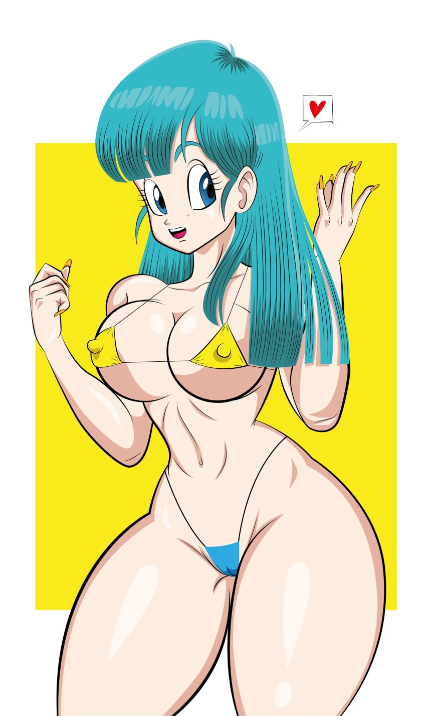 1girls bulma_briefs bulma_briefs carloshuaiquil dragon_ball female solo solo_female tagme