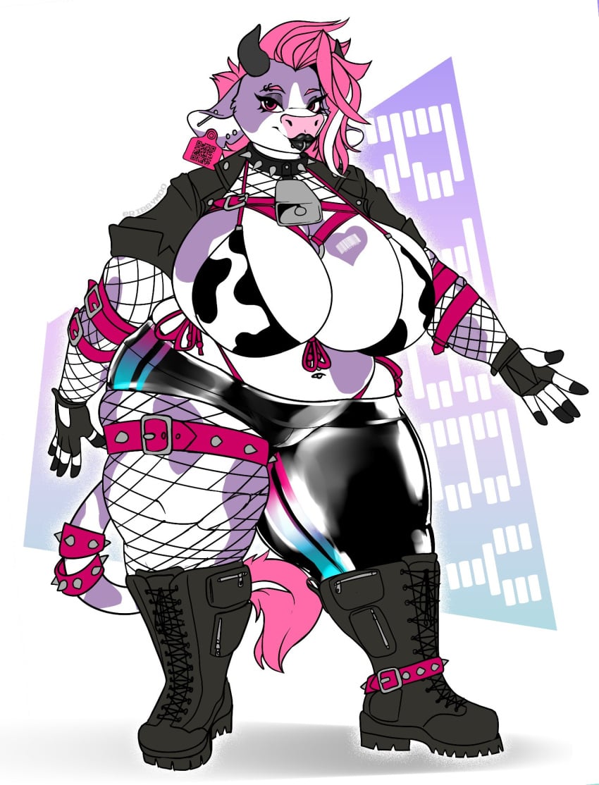 anthro big_areola big_ass big_belly big_breasts big_butt big_nipples big_thighs bovine chubby chubby_anthro chubby_female cowbell fat fat_ass fat_belly fat_breasts fat_butt fat_thighs gloves highres huge_ass huge_breasts huge_butt huge_nipples huge_thighs large_ass large_breasts large_butt large_thighs ribby_(character) tagme thick thick_ass thick_body thick_breasts thick_butt thick_hips thick_legs thick_thighs wide_ass wide_hips wide_thighs