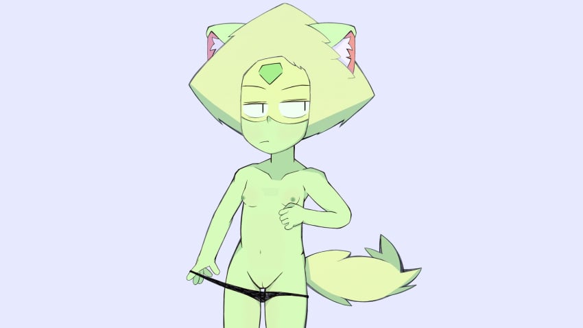 absurd_res cartoon_network domestic_cat drawing dumbtanuki felid feline felis female furry gem hi_res invalid_tag mammal peridot peridot_(steven_universe) solo steven_universe