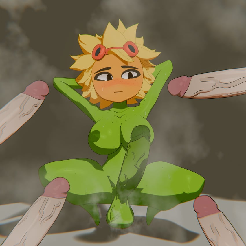 1futa 3d balls big big_ass big_balls big_breasts big_butt big_nipples big_penis big_thighs breasts futa_focus futanari huge_ass huge_balls huge_breasts huge_butt huge_cock huge_nipples huge_thighs hung_bottom intersex male male_on_futa penis plants_vs_zombies plants_vs_zombies:_heroes self_upload shadow2405 solar_flare_(pvz) solo_focus squatting steam steaming_body steamy_breath steamy_penis sunflower sunflower_(pvz) tights