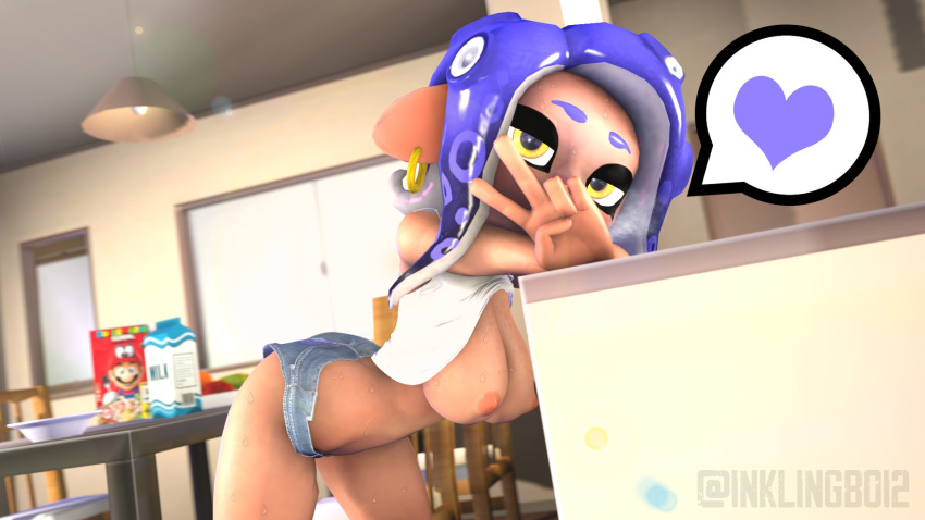 3d inkling_boi_(artist) inklingboi2 octoling octoling_girl purple_hair splatoon