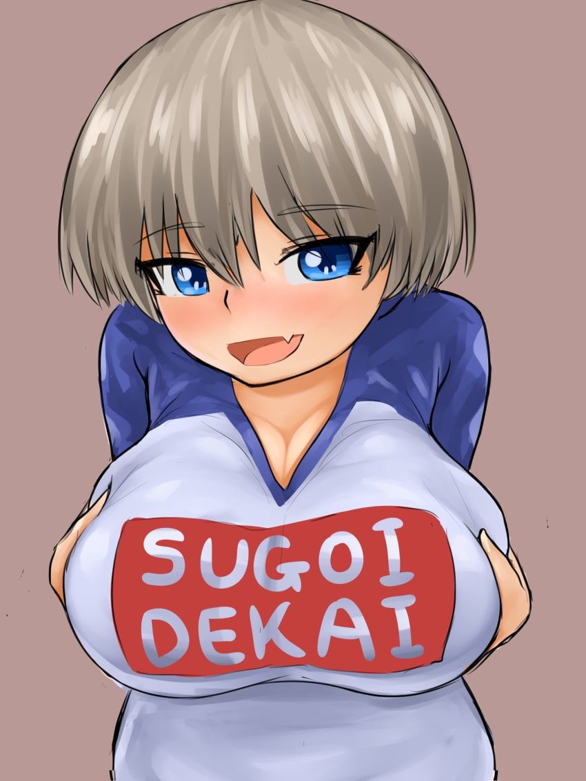 1girls absurd_res big_breasts female highres steamingtofu uzaki-chan_wa_asobitai! uzaki_hana