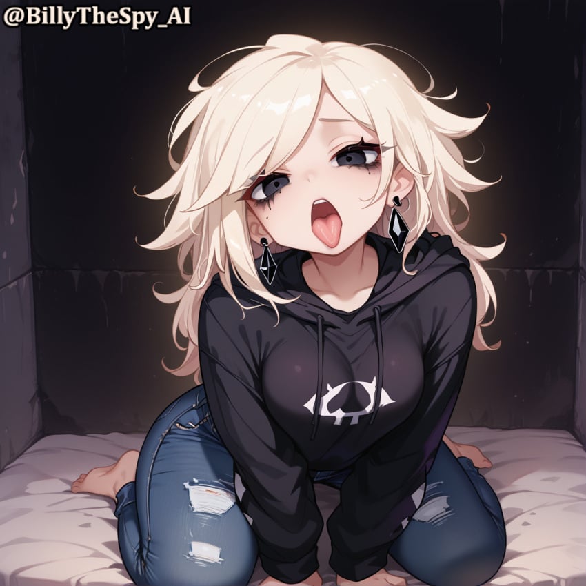 ai_generated big_breasts billythespy blonde_hair hoodie large_ass large_breasts large_butt large_thighs mature mature_female original original_character thick thick_ass thick_thighs thighs