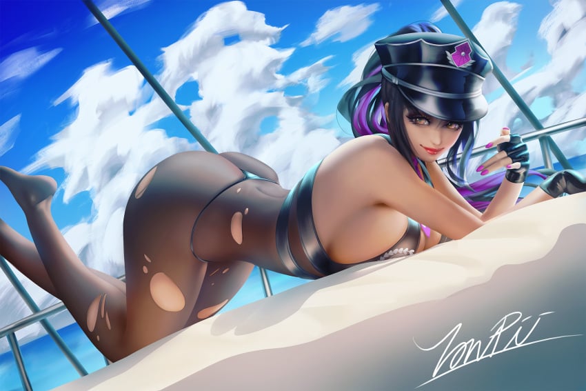 1girls ass beach breasts busty child_bearing_hips curvaceous curvy exhibitionism fate/grand_order fate_(series) female female_focus female_only huge_breasts long_hair looking_at_viewer realistic revealing_clothes seaside seductive seductive_smile sesshouin_kiara sessyoin_kiara smile smiling_at_viewer solo solo_female swimsuit thick thick_ass thick_thighs voluptuous water wide_hips yonpii