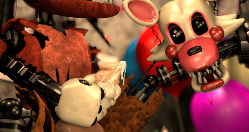 3d five_nights_at_freddy's foxy_(fnaf) frasty living_machine mangle_(fnaf)