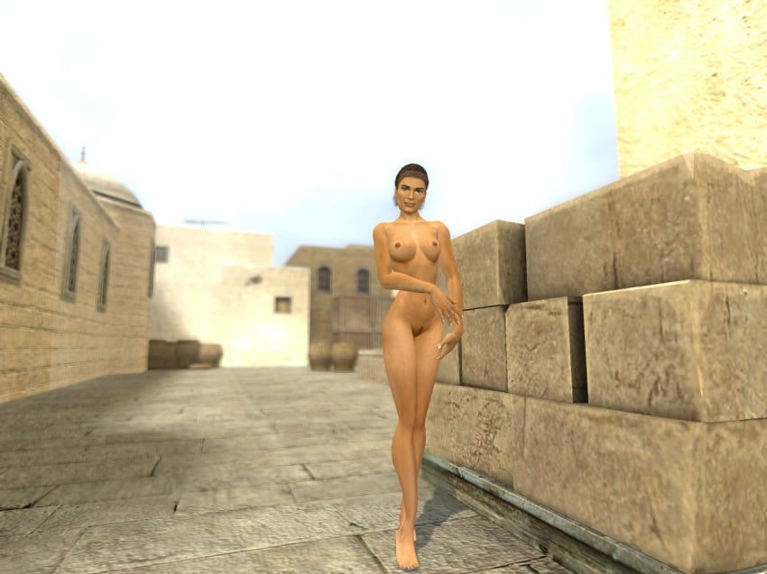 1girls 3d alyx_vance artist_request breasts completely_nude completely_nude_female counter-strike counter-strike_(series) female female_only garry's_mod half-life half-life_(series) half-life_2 headband human human_female human_only nipples nude nude_female outdoors pussy solo standing tagme valve