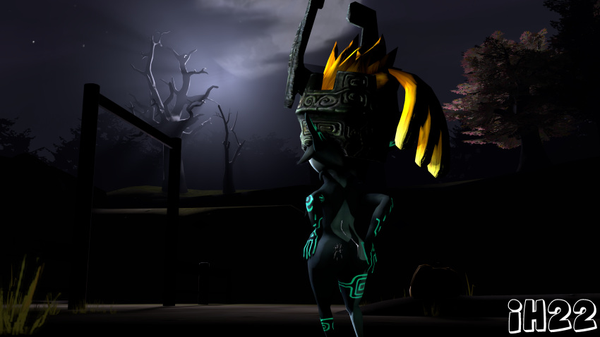 3d ass big_ass cum cum_on_body ihavetwotwo imp imp_midna midna nintendo posing shortstack source_filmmaker the_legend_of_zelda twilight_princess yellow_hair