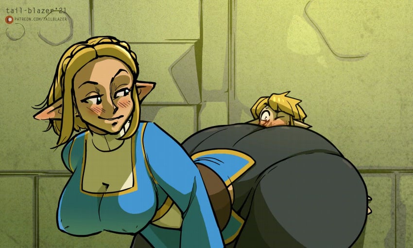 1boy 1boy1girl 1girls animated ass big_ass big_breasts big_butt blonde_hair bottom_heavy breasts breath_of_the_wild bubble_ass bubble_butt face_in_ass facesitting fat_ass fat_butt female femdom horny huge_ass huge_butt hylian large_ass large_butt larger_female link link_(breath_of_the_wild) looking_back male naughty_face nice_ass nintendo pale_skin pointy_ears princess_zelda rubbing_against seductive seductive_smile sex sexually_suggestive smaller_male tail-blazer tears_of_the_kingdom the_legend_of_zelda thick_ass thick_thighs thighs tight_clothing tight_pants wide_hips zelda_(tears_of_the_kingdom)