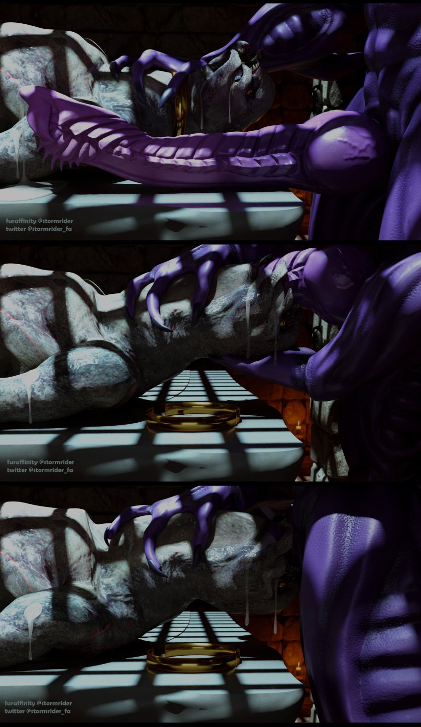 3d_(artwork) absurd_res alien alien_(franchise) big_penis blender_(software) chocoscorner collar deep_throat digital_media_(artwork) duo fellatio garrot gay genitals halo_(series) hi_res huge_filesize irrumatio knot knotting male male/male microsoft oral oral_knotting penile penis sangheili sex snakehead404 stormrider throat_swabbing video_games xbox_game_studios xenomorph