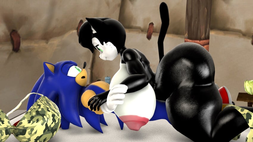 16:9 3d anthro ass bedroom bedroom_eyes big_breasts big_butt blueapple breasts dominant dominant_female duo female hershey_the_cat hi_res huge_breasts huge_butt humanoid imminent_sex male male/female narrowed_eyes nude seductive sega sonic_(series) sonic_the_hedgehog sonic_the_hedgehog_(series) tagme taller_female widescreen