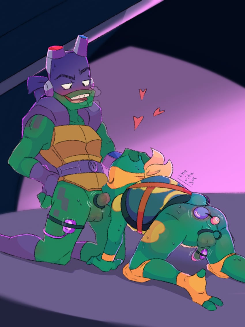 absurd_res anthro brother brothers donatello donatello_(tmnt) duo fellatio gay hi_res humanoid incest male male/male michelangelo michelangelo_(rise_of_the_tmnt) michelangelo_(tmnt) oral penile plug_(sex_toy) rise_of_the_teenage_mutant_ninja_turtles sex sex_toy sibling technical_incest teenage_mutant_ninja_turtles teenager therita3k yaoi young