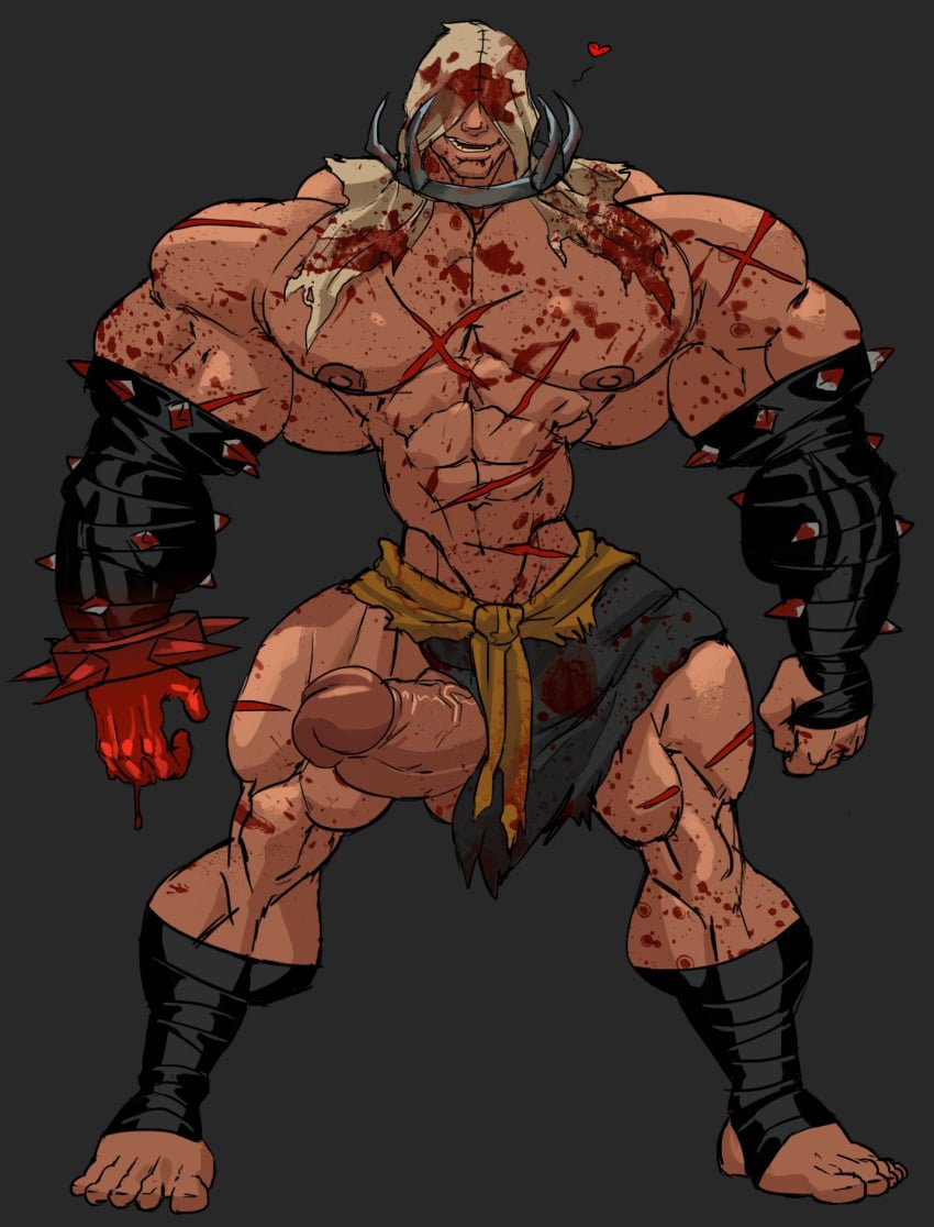 1boy abs biceps blood bloody bodybuilder boner darkest_dungeon erection flagellant_(darkest_dungeon) huge_cock hyper_muscles male male_focus male_only muscle muscles muscular muscular_arms muscular_ass muscular_back muscular_legs muscular_male muscular_thighs nipples pecs remert solo solo_male veins veiny_penis