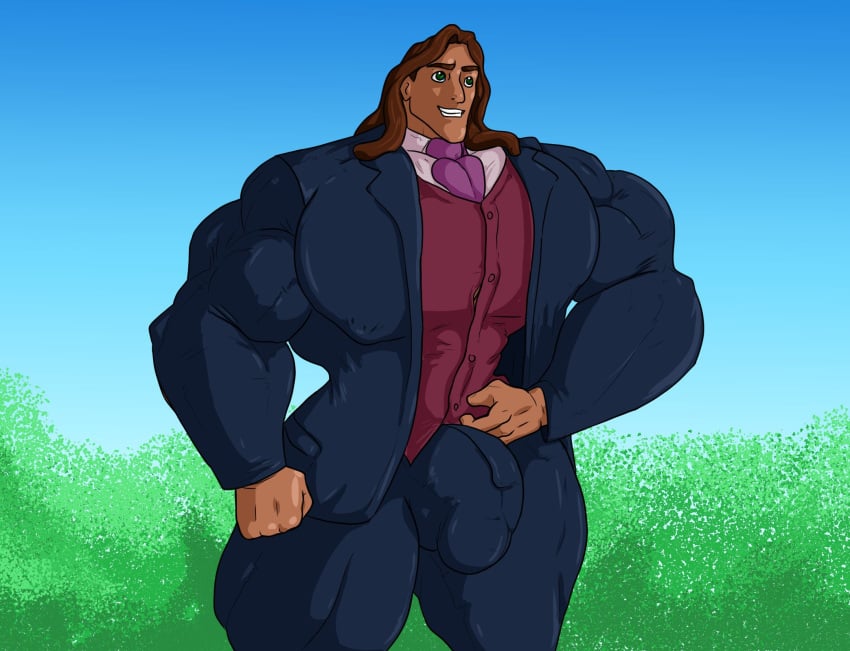 abs biceps bodybuilder disney gay greggrth hyper hyper_balls hyper_genitalia hyper_muscles hyper_penis hyper_testicles male male_focus male_only muscle muscles muscular muscular_arms muscular_ass muscular_back muscular_legs muscular_male muscular_thighs nipples pecs tarzan_(1999_film) tarzan_(character) veins veiny_penis what