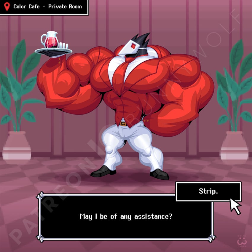 abs biceps bunnywolf cum cum_in_mouth cum_on_muscles cumming cumshot deltarune furry furry_only hyper hyper_balls hyper_genitalia hyper_penis hyper_testicles muscle muscles muscular muscular_arms muscular_legs muscular_male muscular_thighs nipples pecs swatchling_(deltarune) veins veiny_penis wolfiecanem