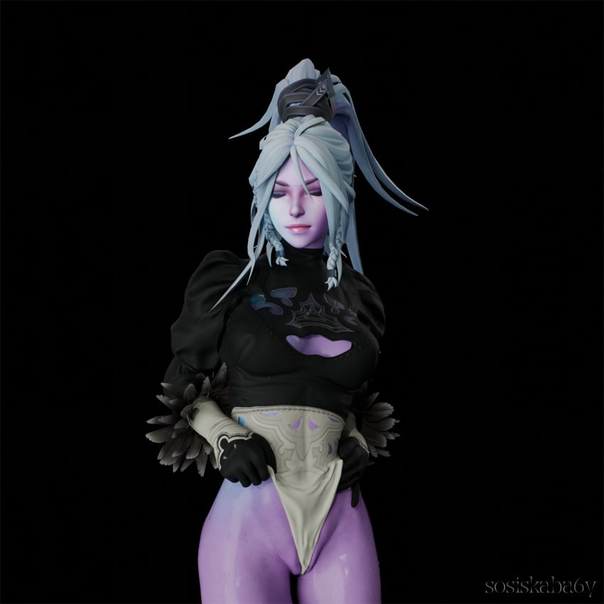 3d 3d_render beer blender blender3d blender_cycles bodysuit closed_eyes dota dota2girls dota_2 dotartnsfw drow drow_ranger female nier nier:_automata pussy render sosiskaba6y wet wet_body wet_skin yorha_2b_(cosplay)