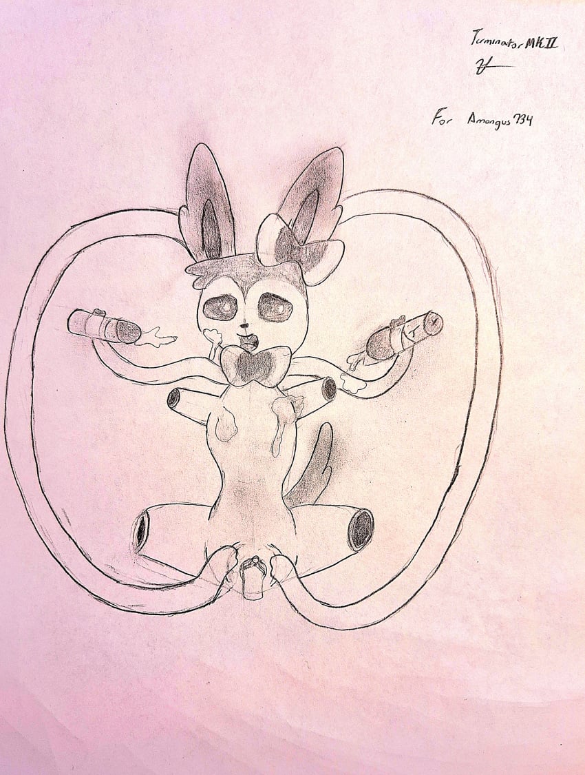 amputee cum eeveelution feral gangbang limbless mutilation nintendo pokemon pokemon_(species) pussy quadruple_amputee request sylveon terminatormkii traditional_media_(artwork)