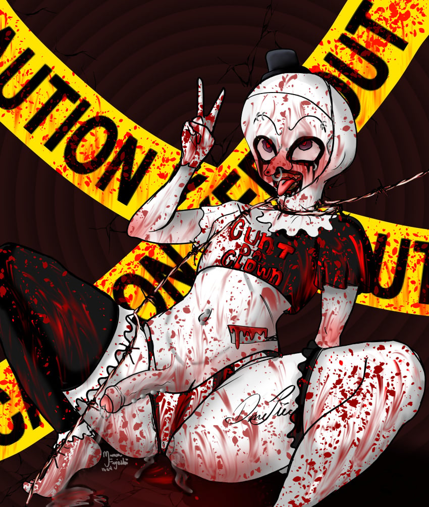 art_the_clown blood clown femboy guro mamafuj0shi mineralgarbage terrifier