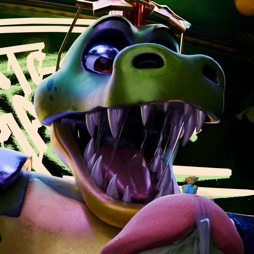 alligator alligator_tail alligatorid alligatorid_humanoid animatronic anthro biceps cock_vore crocodile crocodile_tail crocodilian crocodylid facial_markings five_nights_at_freddy's five_nights_at_freddy's:_security_breach fnaf genital_piercing genital_piercings green_body hafada_piercing jacob's_ladder ladder_piercing machine male_only mawplay mawshot micro mohawk mohawk_(hairstyle) montgomery_gator_(fnaf) muscular muscular_male non-human prince_albert_piercing red_hair reptile reptile_humanoid robot robot_humanoid saliva saliva_string scottgames scrotum_piercing spiked_bracelet spiked_cock_ring spotted_body steel_wool_studios story_at_source tail two_tone_body veem0n yhoali_xxx