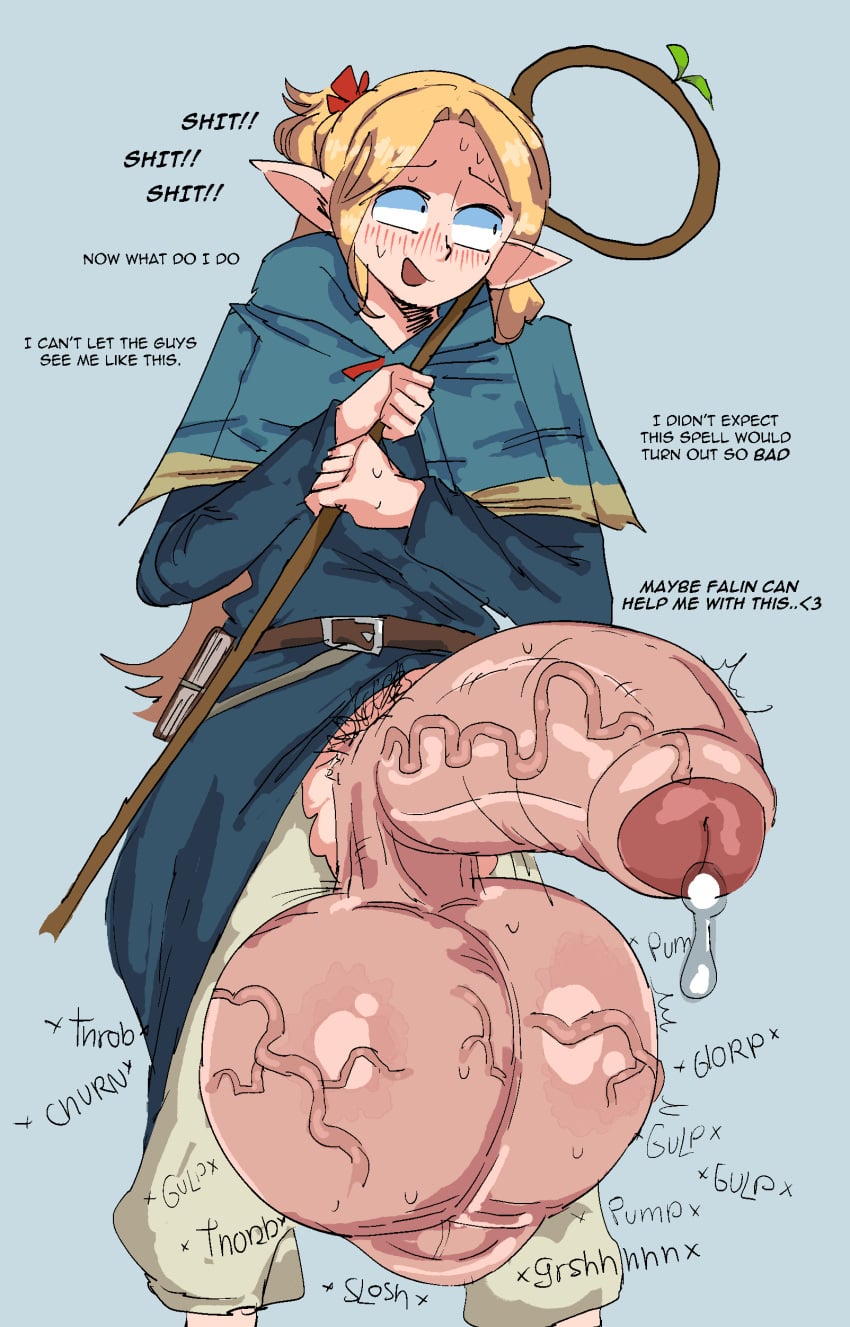 1futa balls balls_bigger_than_head balls_clench balls_expansion balls_growth balls_growth_(enlargement) balls_sound_effects big_balls big_penis bottomless breadcatta churn churning churning_balls clothed clothing color color_edit colored dialogue dungeon_meshi edit elf_ears elf_futa english_text erection fat_cock futa_only futanari genital_expansion genital_growth genital_growth_(enlargement) giant_futa gigantic_balls gigantic_penis huge_balls huge_cock huge_penis humanoid humanoid_penis hyper hyper_balls hyper_penis implied_transformation intersex large_penis light-skinned_futa light_skin looking_away marcille_donato mostly_clothed musk_clouds penis penis_expansion penis_growth penis_growth_(enlargement) precum precum_drip ripped_pants smelly_cock solo solo_futa standing sweat sweating testicles testicles_clench text thick_penis third-party_edit throbbing_balls throbbing_penis transformation uncensored unwanted_erection veiny_balls veiny_penis veiny_testicles wardrobe_malfunction