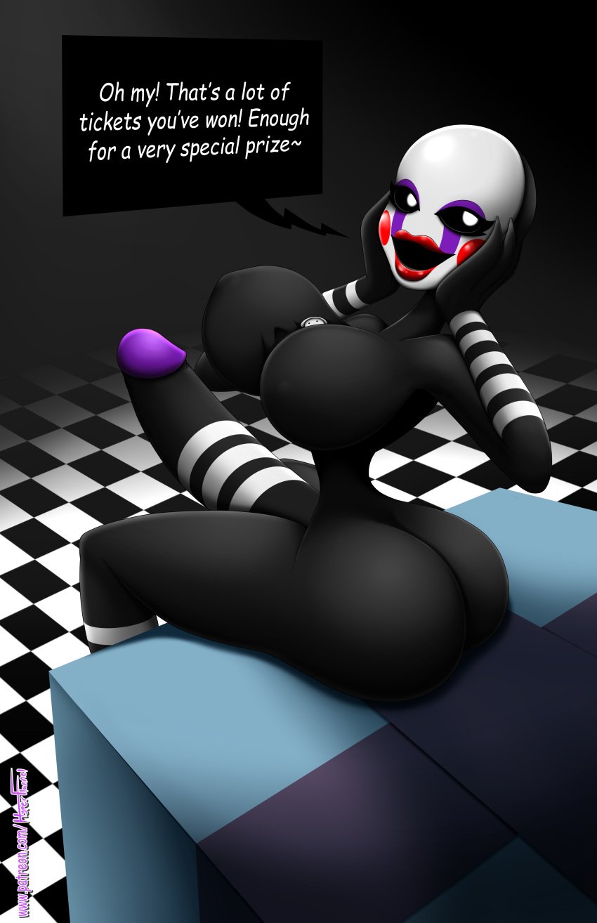 1futa 2020 big_areola big_breasts big_butt big_penis breasts classic_fnaf_2_marionette classic_fnaf_2_puppet dialogue five_nights_at_freddy's five_nights_at_freddy's_2 fnaf futa_only futanari huge_ass huge_cock humanoid humanoid_penis hyperflannel marionette_(fnaf) original_fnaf_2_marionette original_fnaf_2_puppet penis puppet_(fnaf) purple_glans sitting solo talking_to_viewer text thick_thighs thin_waist wasp_waist wide_hips