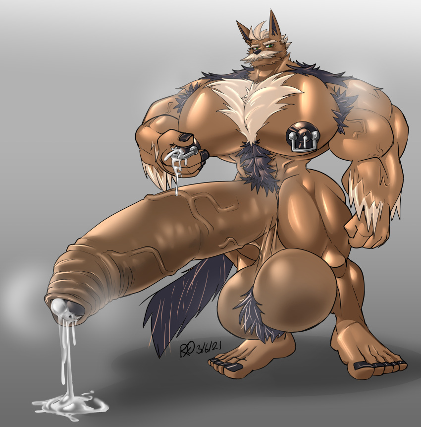 abs biceps bodybuilder boner erection furry furry_only herdier hyper hyper_balls hyper_genitalia hyper_muscles hyper_penis hyper_testicles male male_focus male_only muscle muscles muscular muscular_arms muscular_ass muscular_back muscular_legs muscular_male muscular_thighs nipples pecs pokemon rxq solo solo_male veins veiny_penis