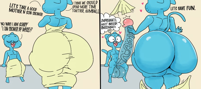 Gumball Watterson (The Amazing World Of Gumball) Rule 34 Image