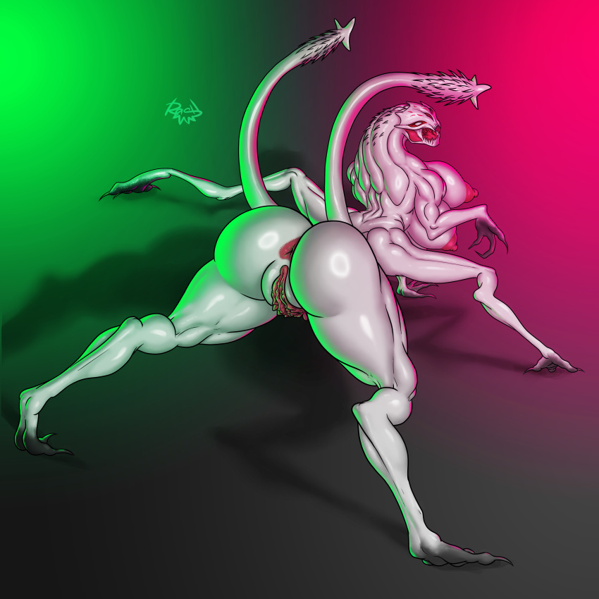 anus ass big_ass big_breasts big_butt breasts female hi_res huge_areolae huge_breasts hyper_pussy monster_girl multi_breast multi_tail muscular muscular_female rashchaos tagme tail taur the_tomorrow_war thick_thighs whitespike whitespike_(the_tomorrow_war)