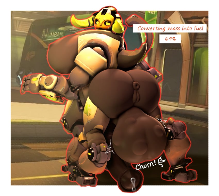 1futa 3d anus balls cock_vore completely_nude cum_digestion dialogue digestion dripping female_pred full-package_futanari futa_only futanari horsecock huge_breasts huge_cock huge_penis imminent_digestion large_penis nipples nude nude_futanari orisa overwatch penis percentage precum pussy questionable_consent robot robot_girl solo spuzzeybunnz taur unseen_character vore