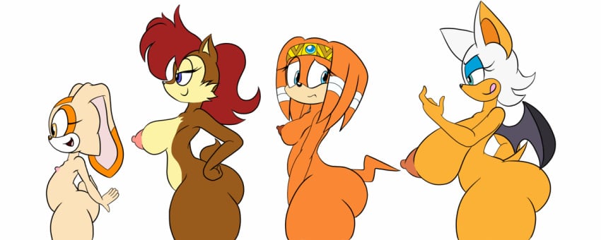 2021 4girls anthro archie_comics ass ass_size_difference ass_vs_breasts bat bat_ears bat_girl bat_wings big_areola big_ass big_breasts big_butt big_ears big_nipples black_nose black_wings blue_eyes bottom_heavy breast_size_difference breasts brown_body brown_fur chipmunk completely_nude completely_nude_female confused cream_the_rabbit crown curvaceous curvy dop doplino ears ears_up echidna erect_nipples eyelashes eyeshadow female female_focus female_only fur furry furry_female green_eyes hair hand_on_hip head_markings huge_breasts light_blue_eyes lineup looking looking_at_another looking_back multicolored_fur naked nipples nude nude_female open_mouth orange_body orange_eyes orange_fur rabbit rabbit_ears rabbit_girl red_hair rouge_the_bat sally_acorn sega simple_background small_breasts small_nipples smile smiling sonic_(series) sonic_the_hedgehog_(archie) sonic_the_hedgehog_(comics) sonic_the_hedgehog_(series) tail tan_fur team_pervy thick_thighs tikal_the_echidna tongue tongue_out voluptuous voluptuous_female white_background white_body white_fur white_hair wings yellow_eyes