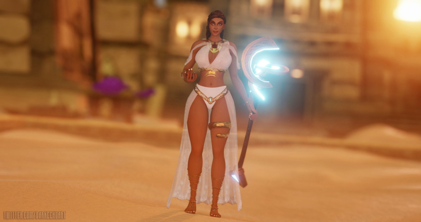 1girls anklet barefoot dark-skinned_female dark_skin darkecho dress feet female female_only human jewelry legs looking_at_viewer pose posing red_eyes solo thighs toe_ring toes warcraft world_of_warcraft wow