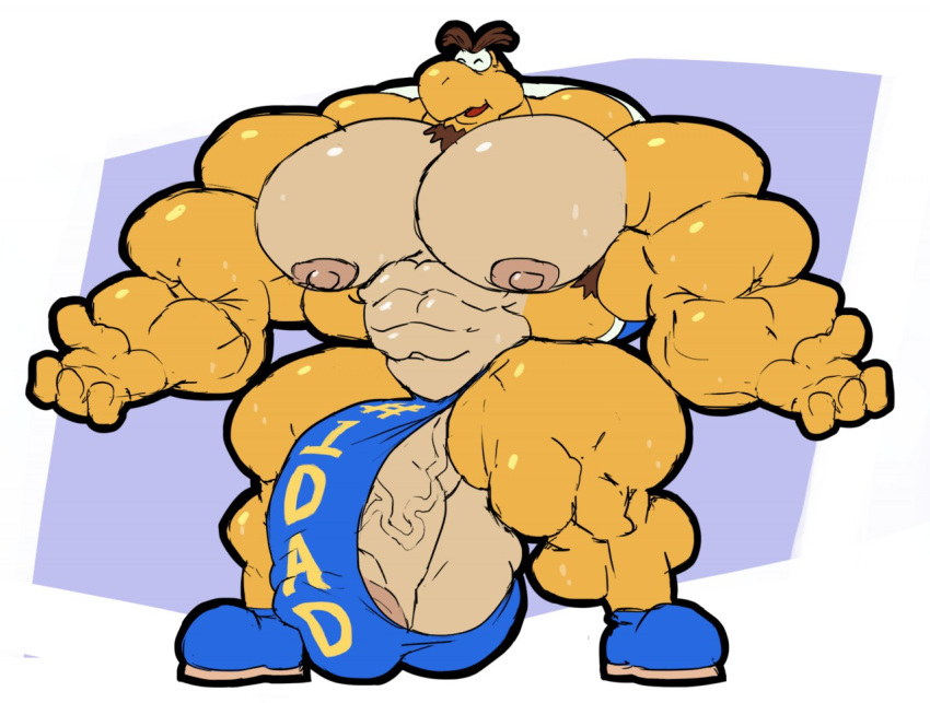 abs biceps bodybuilder bulge flaccid hyper hyper_balls hyper_genitalia hyper_muscles hyper_penis hyper_testicles koopa_troopa koopley male male_focus male_only mario_(series) muscle muscles muscular muscular_arms muscular_ass muscular_back muscular_legs muscular_male muscular_thighs nipples paper_mario pecs remert solo solo_male veins veiny_penis