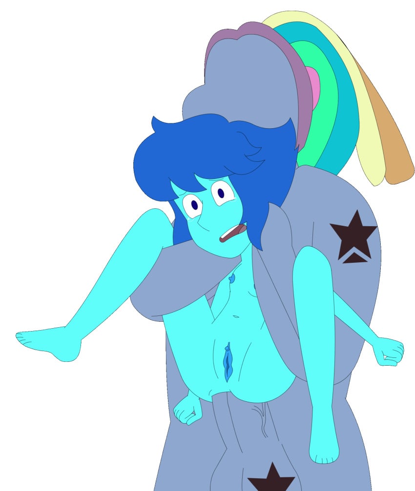 anal animated ass bismuth_(steven_universe) cartoon_network color colored futa_on_female futanari gem_(species) lapis_lazuli_(steven_universe) larger_futanari pedroillusions smaller_female steven_universe tagme white_background