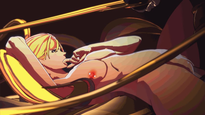 1boy 1girls 3d animated arc_system_works areolae athletic athletic_female blonde_hair bouncing_breasts breasts busty female female_focus gif guilty_gear hair_pull hourglass_figure long_hair male medium_breasts millia_rage missionary_position nipples nude penis sex thumpnsfw vagina vaginal vaginal_penetration vaginal_sex very_long_hair wide_hips