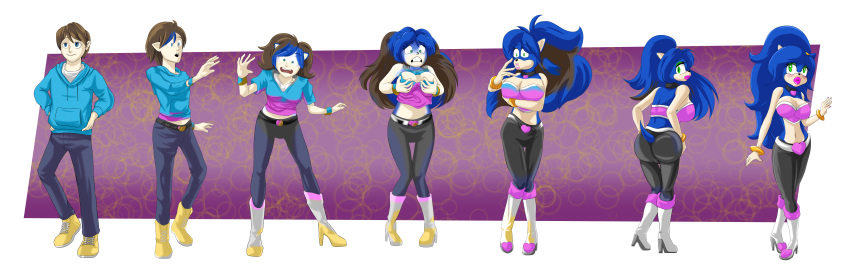 ass_expansion brainwashing breast_expansion female fieryjinx gender_transformation high_heel_boots identity_death large_ass large_breasts lip_expansion lipstick mtf_transformation rouge_the_bat_(cosplay) rule_63 sonic_(series) sonic_the_hedgehog sonic_the_hedgehog_(series) sonique_the_hedgehog species_transformation thick_lips thick_thighs transformation transformation_sequence wide_hips