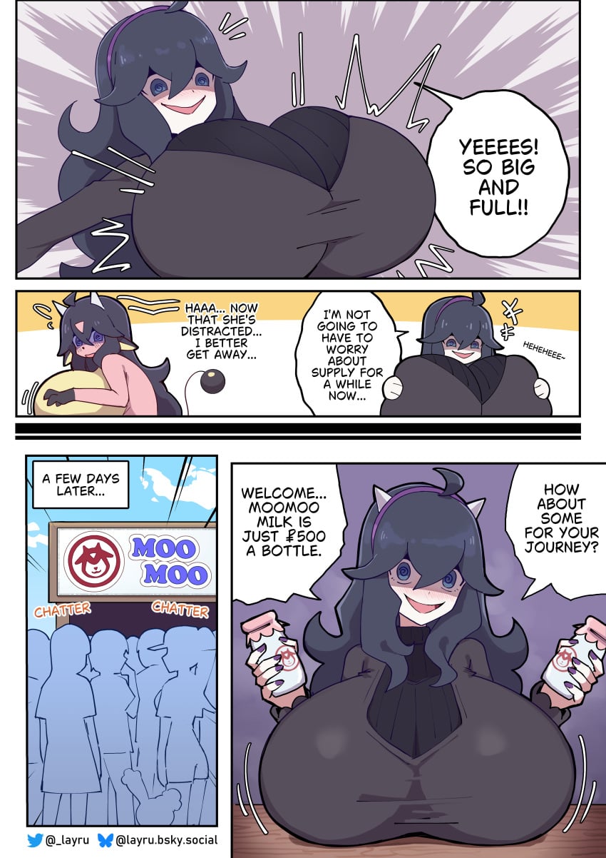 2026 big_breasts breast_expansion comic cow_girl hex_maniac huge_breasts large_breasts layru massive_breasts miltank pokemon tagme
