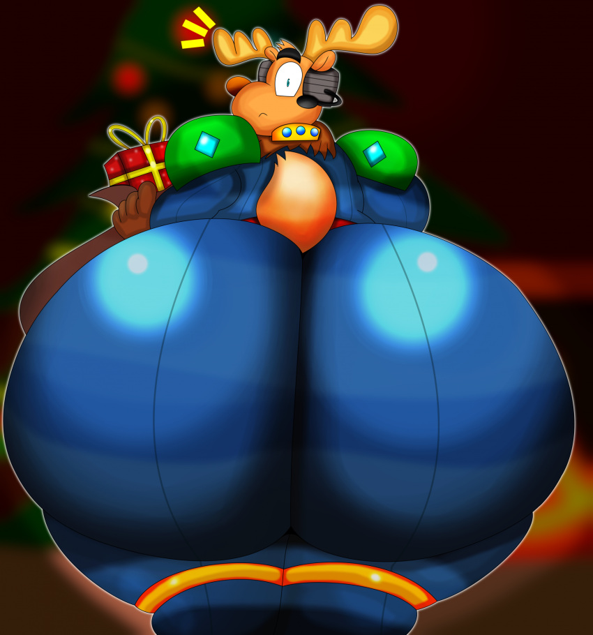 1boy antlers big_ass big_butt christmas christmas_2023 dashae_the_reindeer davanime15 gift gift_bag gift_box gigantic_ass gigantic_butt huge_ass huge_butt kdgamer015 male male_only reindeer solo solo_male wide_hips