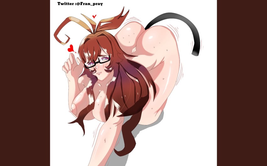 100_kanojo big_ass big_breasts female fran_pray glasses kimi_no_koto_ga_dai_dai_dai_dai_daisuki_na_100-nin_no_kanojo red_hair the_100_girlfriends_who_really_really_really_really_really_love_you yakuzen_kusuri