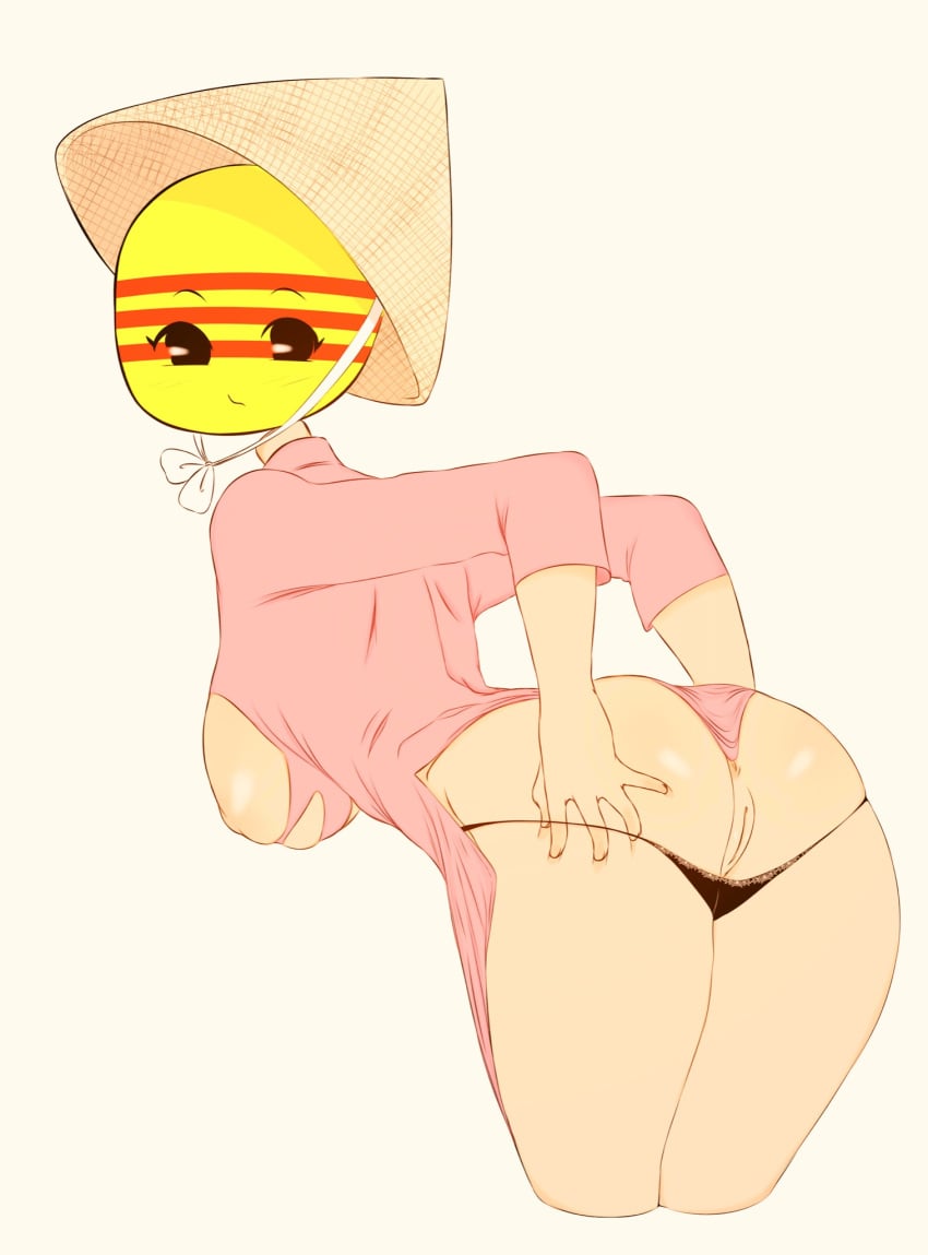 1girls anus ao_dai ass asshole bare_ass bare_butt big_ass big_breasts big_butt black_panties breasts breasts_out butt butthole cleft_of_venus conical_hat countryhumans countryhumans_girl cowboy_shot cropped_legs curvy_female female_only flawsy functionally_nude huge_ass huge_breast huge_butt large_ass large_breasts large_butt leaning_forward legs_together light_blush looking_at_viewer looking_back massive_ass massive_breasts massive_butt no_bra panty_pull pantyhose pink_dress pussy simple_background solo south_vietnam_(countryhumans) south_vietnamese_flag standing thick_ass thick_thighs thighs traditional_clothes uncensored uncensored_anus uncensored_pussy uncensored_vagina vagina vaginal vietnam vietnamese vietnamese_dress white_background