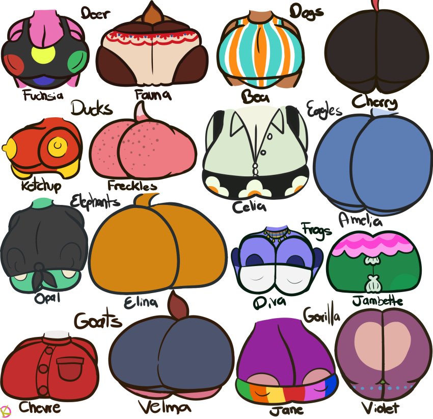 2021 amelia_(animal_crossing) animal_crossing ass_cleavage bea_(animal_crossing) big_ass big_breasts butt_crack celia_(animal_crossing) cherry_(animal_crossing) chevre_(animal_crossing) diva_(animal_crossing) duck elina_(animal_crossing) fauna_(animal_crossing) freckles_(animal_crossing) fuchsia_(animal_crossing) huge_ass huge_breasts jambette_(animal_crossing) jane_(animal_crossing) ketchup_(animal_crossing) klutzatdusk nintendo opal_(animal_crossing) velma_(animal_crossing) violet_(animal_crossing)