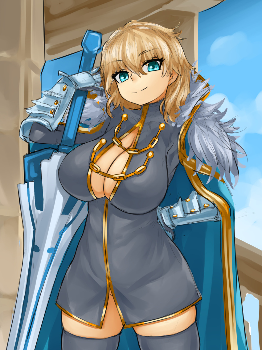 1girls absurd_res busty curvy fate/extra fate/grand_order fate_(series) female gawain_(fate) genderswap_(mtf) highres rule_63 rule_63 steamingtofu