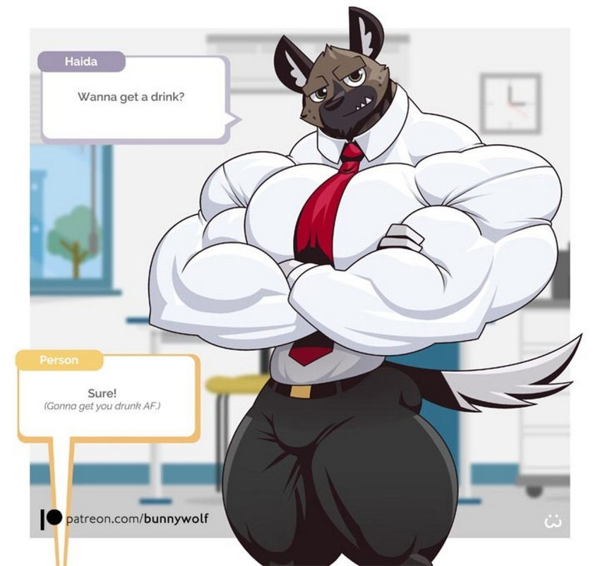 abs aggressive_retsuko aggretsuko biceps bunnywolf furry furry_only haida haida_(aggretsuko) hyper hyper_balls hyper_bulge hyper_genitalia hyper_penis hyper_testicles male_only masturbation muscle muscles muscular muscular_arms muscular_legs muscular_male muscular_thighs nipples pecs sanrio smooth_fur veins veiny_penis wolfiecanem